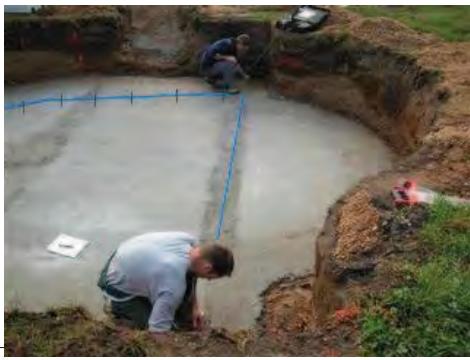 BWT PISCINE EN BLOC POLYSTYRèNE - Fixation des aciers verticaux - 1