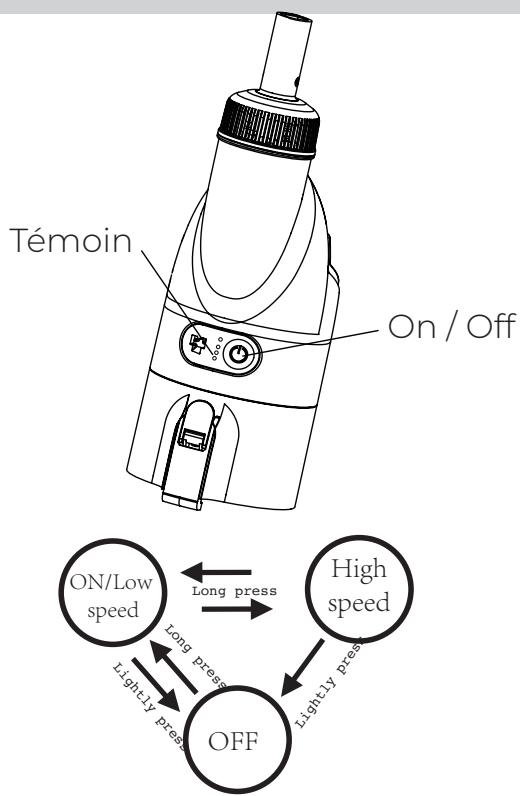 GRE VCB10P - Mise en marche et Turbo speed mode - 1