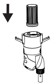 GRE VCB10P - Montage van het filterelement en de onderdelen van de behuizing - 1
