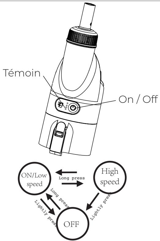 GRE VCB50P - Mise en marche et Turbo speed mode - 1