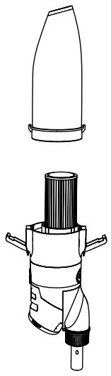 GRE VCB50P - Filter element assembly and body parts assembly   Assemble the body parts in the direction of the arrow. - 3