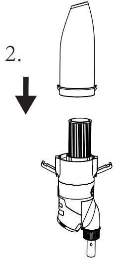 GRE VCB50P - Montage van het filtrelement en de onderdelen van de behuizing - 2