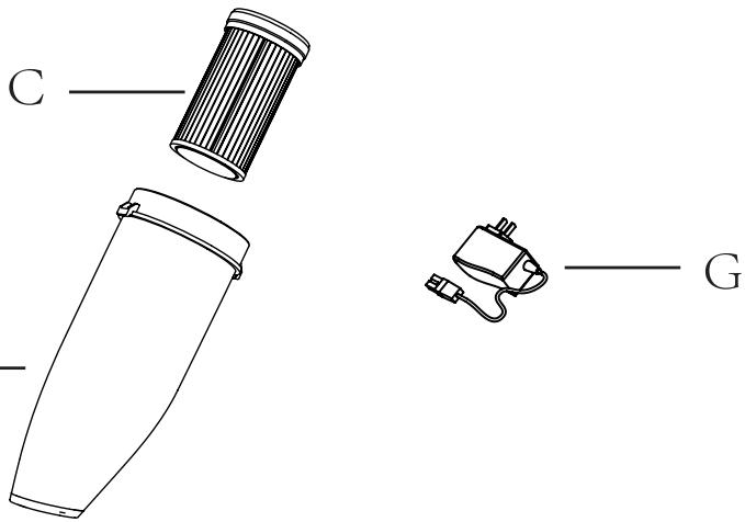 GRE VCB50P - Hoe u de stofzuiger gebruikt - 2