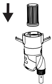 GRE VCB50P - Montage van het filtrelement en de onderdelen van de behuizing - 1