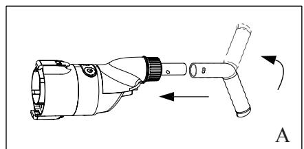 GRE VCB50P - Montage de la poignée - 1
