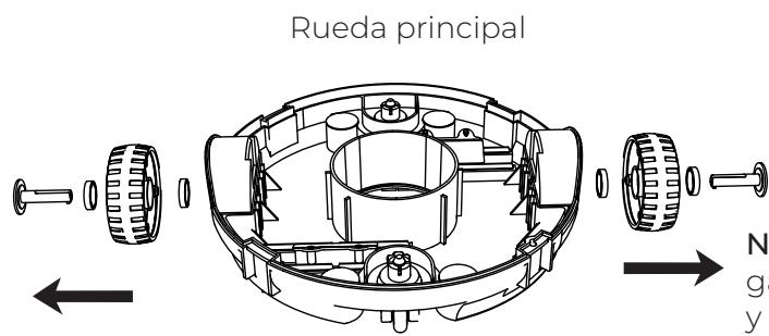 GRE WETRUNNER - Mantenimiento y sustitución de las ruedas - 1