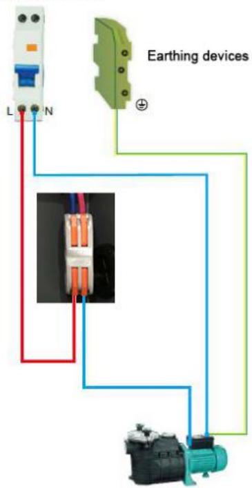 GRE HPG25 - HPG40 - HPG50 - HPG70 - Conexão da bomba de contacto seco - 1