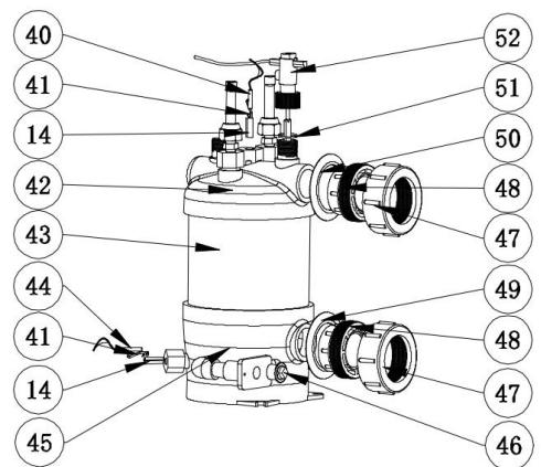 GRE HPG25 - HPG40 - HPG50 - HPG70 - Exploded Diagram - 3