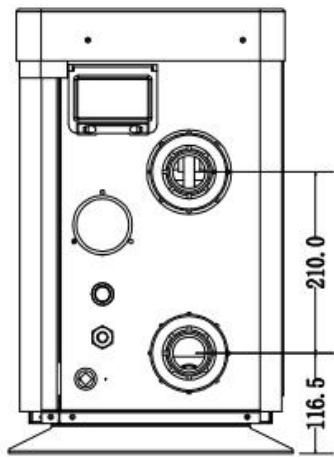 GRE HPG25 - HPG40 - HPG50 - HPG70 - Dimensão (mm) - 2