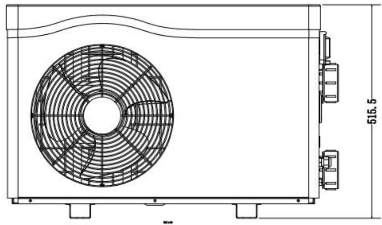GRE HPG25 - HPG40 - HPG50 - HPG70 - Dimension (mm) - 3