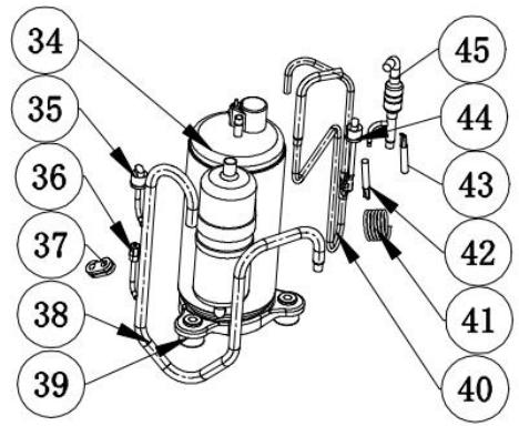 GRE HPG25 - HPG40 - HPG50 - HPG70 - Exploded Diagram - 6