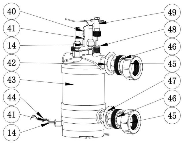 GRE HPG25 - HPG40 - HPG50 - HPG70 - Schemat budowy pompy - 3