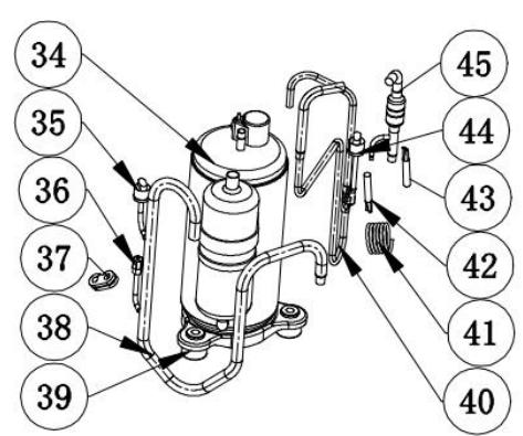 GRE HPG25 - HPG40 - HPG50 - HPG70 - Diagrama Explodido - 6