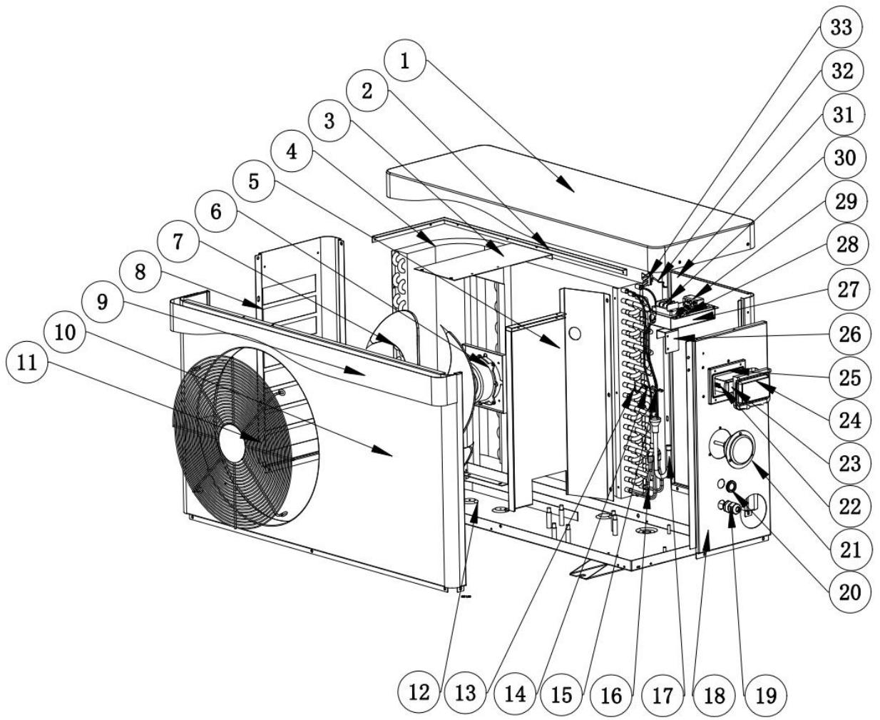 GRE HPG25 - HPG40 - HPG50 - HPG70 - Exploded Diagram - 5