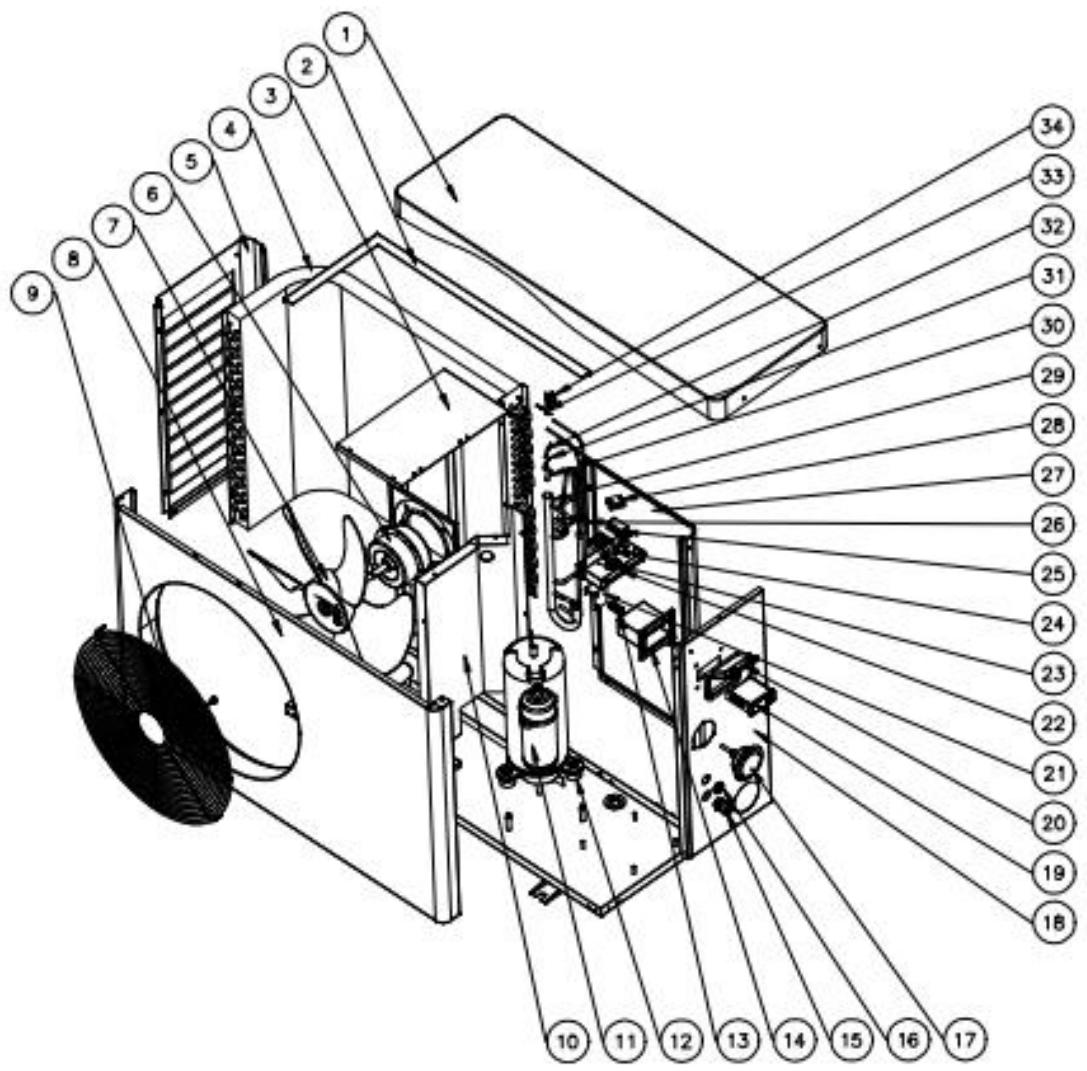 GRE HPG25 - HPG40 - HPG50 - HPG70 - Exploded Diagram - 9