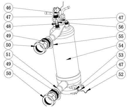 GRE HPG25 - HPG40 - HPG50 - HPG70 - Schemat budowy pompy - 7