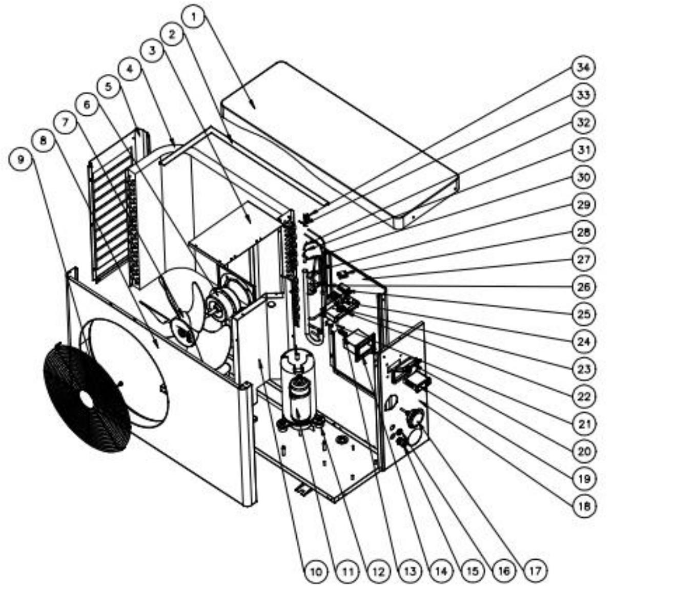 GRE HPG25 - HPG40 - HPG50 - HPG70 - Schemat budowy pompy - 9