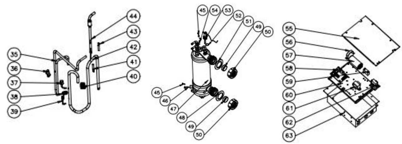 GRE HPG25 - HPG40 - HPG50 - HPG70 - Schemat budowy pompy - 10