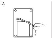 DIO DIOVDP-B01 - Associier le bouton poussoir du visiophone avec le récepteur DiO 1.0 (carillon) - 2