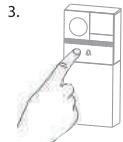 DIO DIOVDP-B01 - Associier le bouton poussoir du visiophone avec le récepteur DiO 1.0 (carillon) - 3
