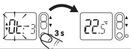 EQUATION TH20DM - Uscita alla modalità installatore: - 1