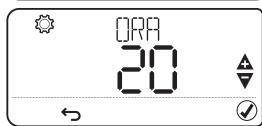 EQUATION TH40DP6 - Impostare giorno o ora - 11