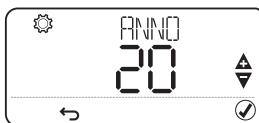 EQUATION TH40DP6 - Impostare giorno o ora - 4