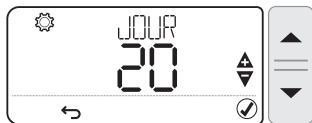 EQUATION TH40DP6 - Régler la date et l'heure - 4