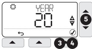 EQUATION TH50DP6RF - Setting Date and Time - 2
