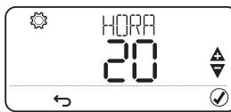 EQUATION TH50DP6RF - Ajuste la Fecha y la hora - 10