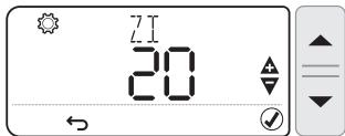 EQUATION TH50DP6RF - Copierea intervalelor orare de la o zi la alta - 6