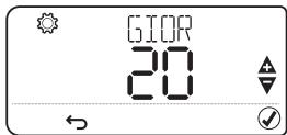 EQUATION TH50DP6RF - Impostare giorno e ora - 9