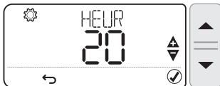 EQUATION TH50DP6RF - Régrla date et l'heure - 5