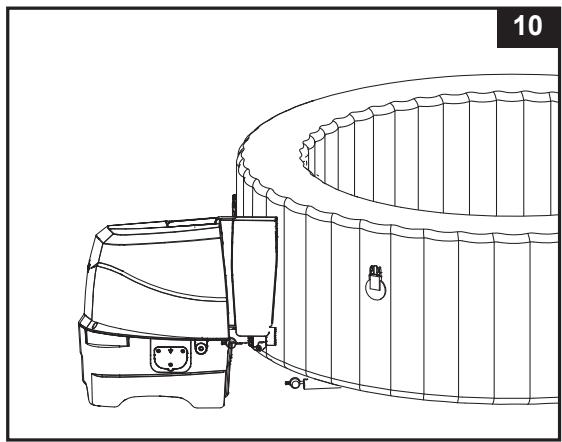 INTEX SAHARA - PureSpa SB-H20 - Installer l'unité de contrôle du spa - 2