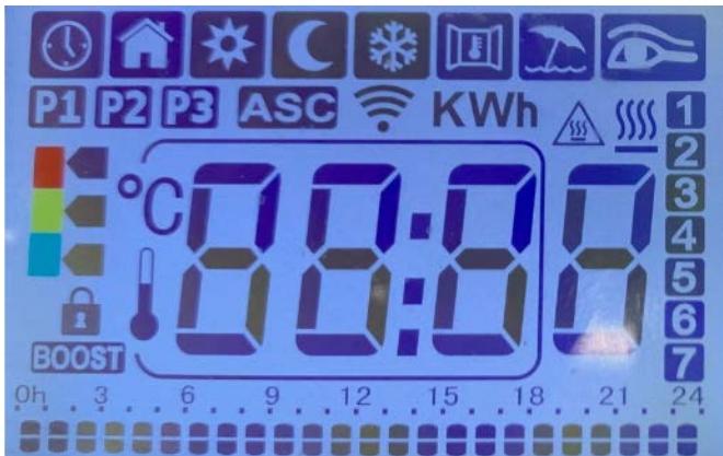 HJM SPRING II - EFHII1000, EFHII1500 & EFHII2000 - THERMOSTAT NUMÉRIQUE PROGRAMMABLE - 1
