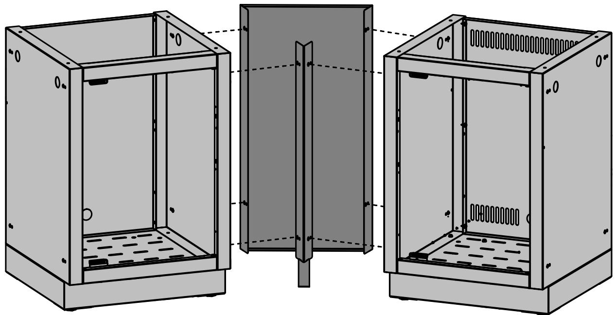 NAPOLEON GRILLS BIG 32 - IM-45T RACCORDEMENT DE CABINETS À 45 DEGRÉS - 4