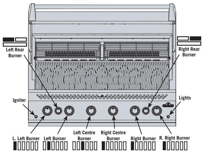 NAPOLEON GRILLS BI32, BI12 & BI10, BIG32, BIG38 & BIG44, BIB10, BIB12 & BIB18 - Main Burner Lighting - 1