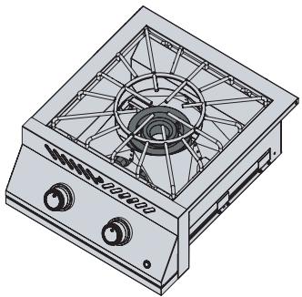 NAPOLEON GRILLS BI32, BI12 & BI10, BIG32, BIG38 & BIG44, BIB10, BIB12 & BIB18 - Infrared Side Burner (If equipped) - 1