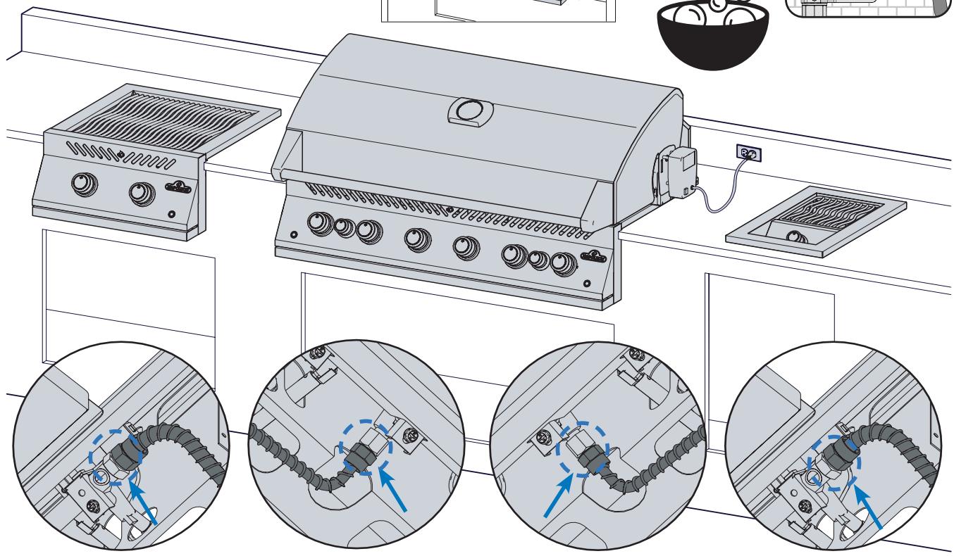 NAPOLEON GRILLS BI32, BI12 & BI10, BIG32, BIG38 & BIG44, BIB10, BIB12 & BIB18 - If you find a leak - 3
