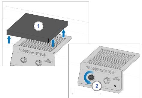 NAPOLEON GRILLS BI32, BI12 & BI10, BIG32, BIG38 & BIG44, BIB10, BIB12 & BIB18 - Lighting with a match - 1