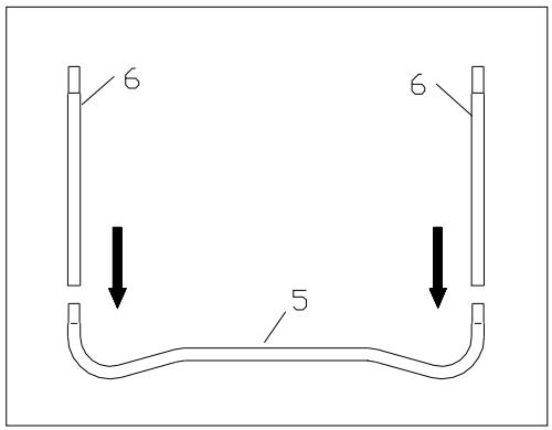 TRIGANO TRAMPOLINE + FILET + ECHELLE - ETAPE 2: Assemblage des pieds (n^5 et n^6) - 1