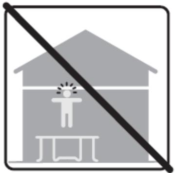 TRIGANO TRAMPOLINE + FILET + ECHELLE - Attention - 10