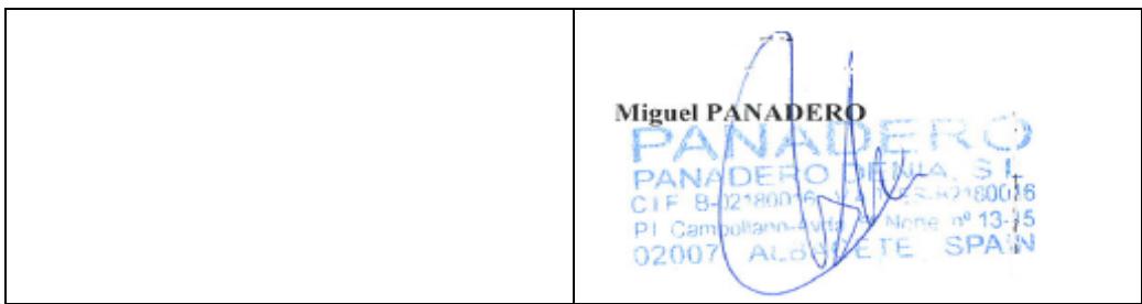 PANADERO MAJA PLUS - SPF Santé publique, Sécurité de la Chaine alimentaire et Environnement, Direction générale de l'Environnement - 1