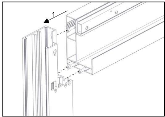 TIERAL OSAKA - Détail assemblage cadre/poteau - 1