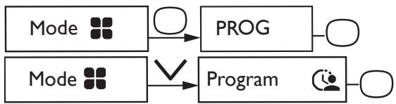ATLANTIC Accessio digital 2 - MODIFYING THE PROGRAMS - 1