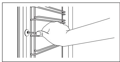 ELECTROLUX KOCDP66X - Comment retirer : Supports de grille - 1
