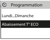 ATLANTIC Divali - - Réglage de la température de consigne - 1