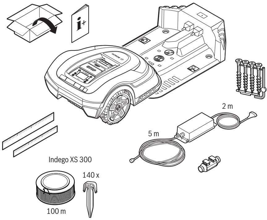 BOSCH INDEGO XS 300 - Licio jonu: - 19