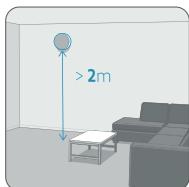 SOMFY HOME ALARM ESSENTIAL - Fixação da sirene de interior - 1
