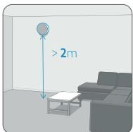 SOMFY HOME ALARM ESSENTIAL - Befestigung der Innensirene - 1